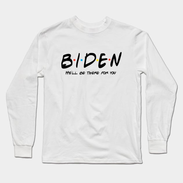 Funny Joe Biden Shirt | Biden Harris 2024 Campaign Merch Long Sleeve T-Shirt by BlueWaveTshirts